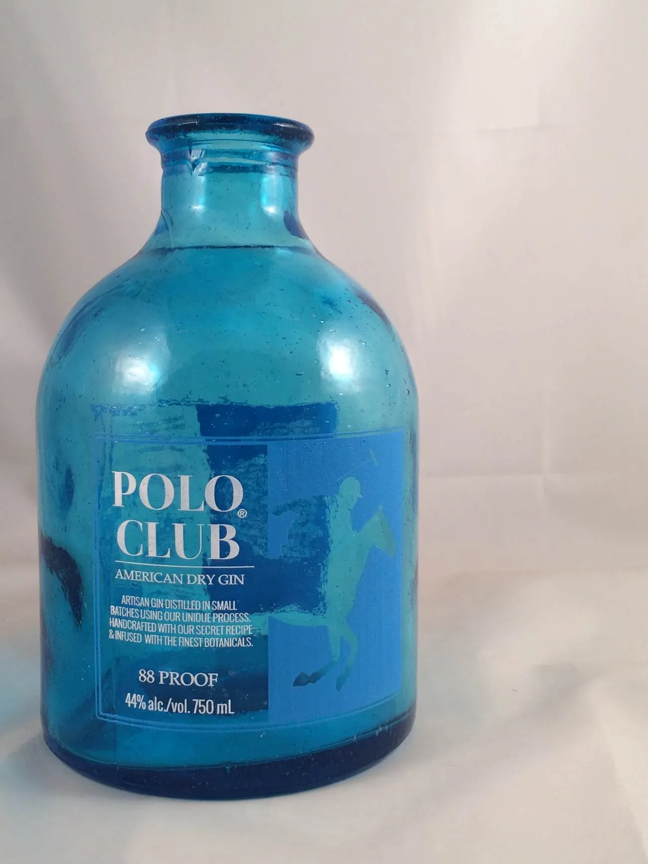 Decorated glass container